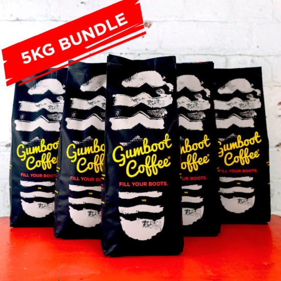 5kg bundle gumboot coffee free shipping rural
